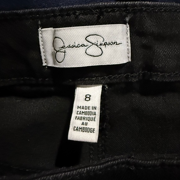 NWT Jessica Simpson Black High Rise Skinny Jeans size 8 - Picture 7 of 8